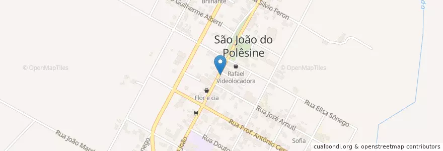 Mapa de ubicacion de Sicredi en Brasilien, Süden, Rio Grande Do Sul, Região Geográfica Intermediária De Santa Maria, Região Geográfica Imediata De Santa Maria, São João Do Polêsine.
