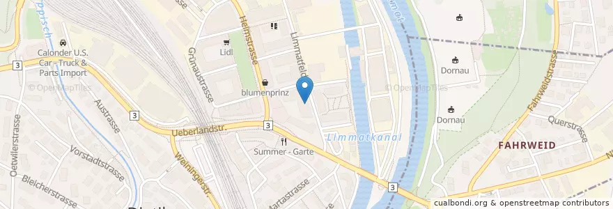 Mapa de ubicacion de senevita en Suisse, Zurich, Bezirk Dietikon, Dietikon.