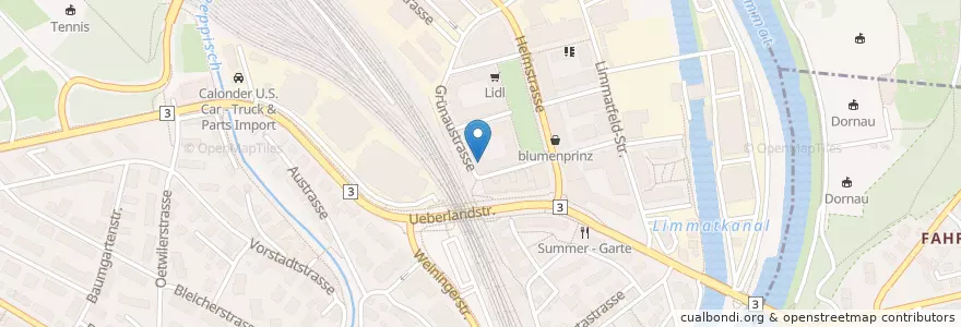 Mapa de ubicacion de Spielgruppe HerzKäfer en Switzerland, Zürich, Bezirk Dietikon, Dietikon.