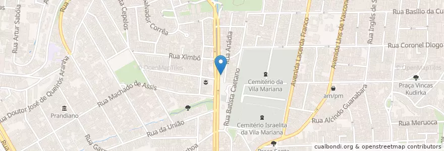 Mapa de ubicacion de Espetinho Pedra Azul en البَرَازِيل, المنطقة الجنوبية الشرقية, ساو باولو, Região Geográfica Intermediária De São Paulo, Região Metropolitana De São Paulo, Região Imediata De São Paulo, ساو باولو.
