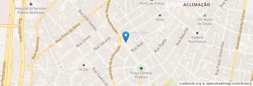 Mapa de ubicacion de China Garden en Бразилия, Юго-Восточный Регион, Сан-Паулу, Região Geográfica Intermediária De São Paulo, Região Metropolitana De São Paulo, Região Imediata De São Paulo, Сан-Паулу.