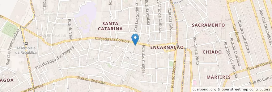 Mapa de ubicacion de Let's Rock Bar en Portugal, Área Metropolitana De Lisboa, Lisboa, Grande Lisboa, Lisboa, Misericórdia.