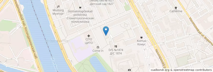 Mapa de ubicacion de Библиотека №16 en روسيا, Центральный Федеральный Округ, Москва, Центральный Административный Округ, Таганский Район.