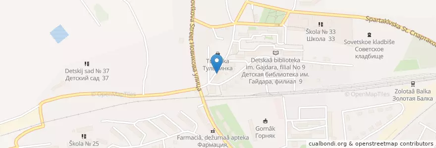 Mapa de ubicacion de РНКБ № 145 en روسيا, منطقة فيدرالية جنوبية, Севастополь, Севастополь, Балаклавский Район, Балаклавский Округ.