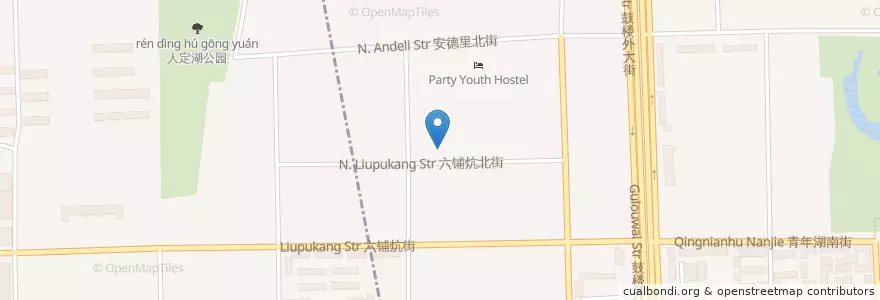 Mapa de ubicacion de 北京市西城区师范学校附属小学 en Çin, Pekin, Hebei, 西城区, 东城区.