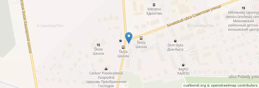 Mapa de ubicacion de Фармакон en Россия, Центральный Федеральный Округ, Московская Область, Городской Округ Ступино.