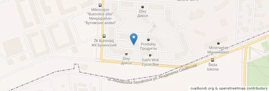 Mapa de ubicacion de Советская аптека en Rusland, Centraal Federaal District, Moskou, Юго-Западный Административный Округ.