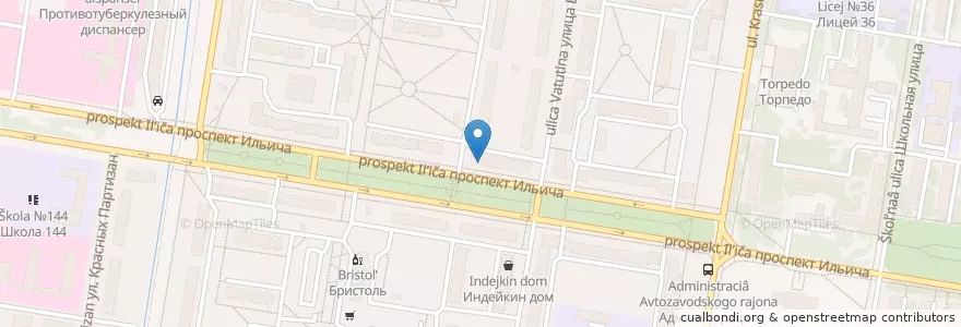 Mapa de ubicacion de Нижний Новгород 603101 en ロシア, 沿ヴォルガ連邦管区, ニジニ・ノヴゴロド州, ニジニ・ノヴゴロド管区.