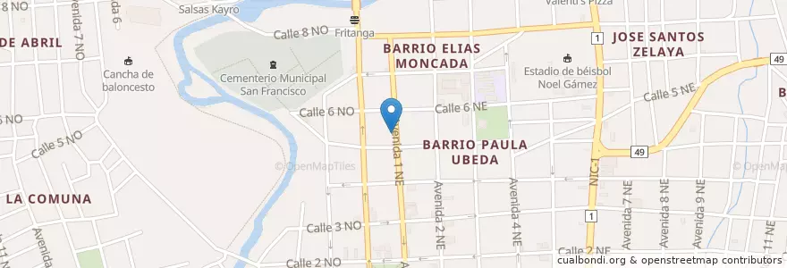 Mapa de ubicacion de Farmacia Don Bosco en Nicaragua, Estelí, Estelí (Municipio), Estelí.