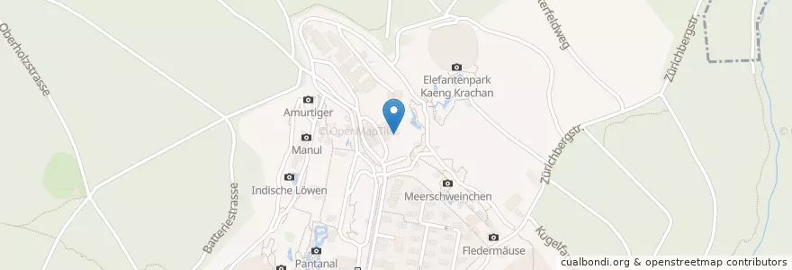 Mapa de ubicacion de Klösterligarten en スイス, チューリッヒ, Bezirk Zürich, Zürich.