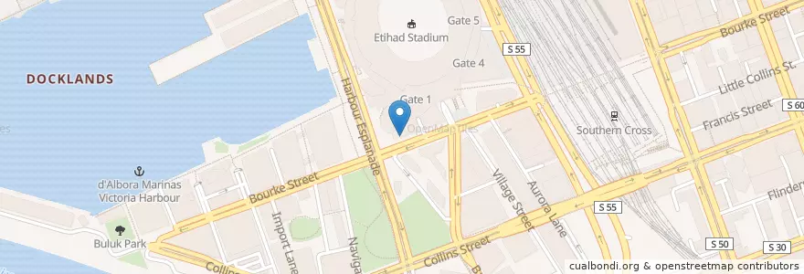 Mapa de ubicacion de De Gusto en Австралия, Виктория, City Of Melbourne.