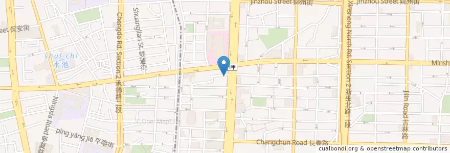 Mapa de ubicacion de 澄心診所 en Taiwan, Nuova Taipei, Taipei.