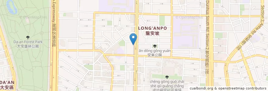 Mapa de ubicacion de 復興南路二段128巷口 en 臺灣, 新北市, 臺北市, 大安區.