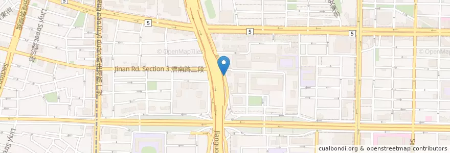 Mapa de ubicacion de 建國濟南路口 en 臺灣, 新北市, 臺北市, 大安區.