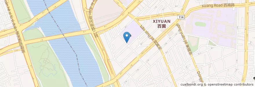 Mapa de ubicacion de 雙園國中 en 臺灣, 新北市, 臺北市, 萬華區.