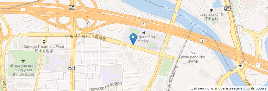 Mapa de ubicacion de 重慶國中 en 타이완, 신베이 시, 타이베이시.