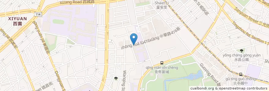 Mapa de ubicacion de 新和國小 en تايوان, تايبيه الجديدة, تايبيه, 萬華區.