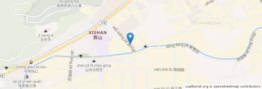 Mapa de ubicacion de 味王街 en Тайвань, Новый Тайбэй, 樹林區.