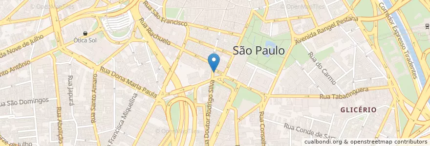 Mapa de ubicacion de Ponto de Táxi João Mendes en برزیل, منطقه جنوب شرقی برزیل, سائوپائولو, Região Geográfica Intermediária De São Paulo, Região Metropolitana De São Paulo, Região Imediata De São Paulo, سائوپائولو.