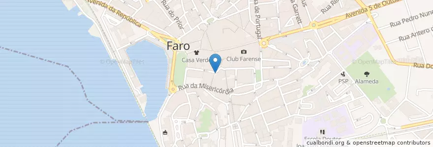 Mapa de ubicacion de 31 Bistro Vinho & Comp en Portugal, Algarve, Algarve, Faro, Faro, Faro.