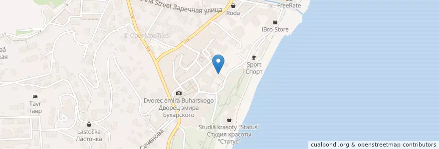 Mapa de ubicacion de Ахтамар en Russland, Föderationskreis Südrussland, Autonome Republik Krim, Republik Krim, Jaltaer Stadtrat, Stadtkreis Jalta.