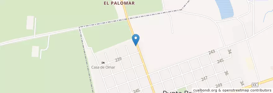 Mapa de ubicacion de Pizzeria de Ernesto en キューバ, La Habana, Artemisa, La Lisa, Bauta.