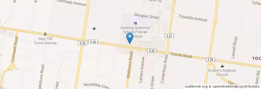 Mapa de ubicacion de Simply Smiles en Australia, Victoria, City Of Stonnington.