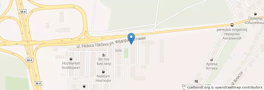 Mapa de ubicacion de Здоровый город en Russland, Föderationskreis Zentralrussland, Oblast Woronesch, Городской Округ Воронеж.