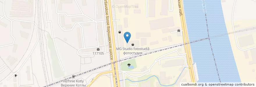 Mapa de ubicacion de ЦАО Records en Rusia, Центральный Федеральный Округ, Москва, Южный Административный Округ, Донской Район.