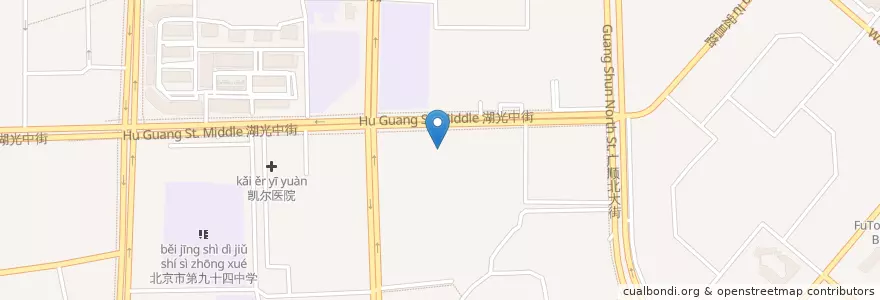 Mapa de ubicacion de 海底捞火锅 en 中国, 北京市, 河北省, 朝阳区 / Chaoyang.