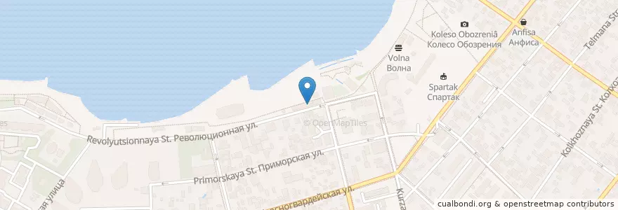 Mapa de ubicacion de Хата казака en Rusya Federasyonu, Южный Федеральный Округ, Krasnodar Krayı, Городской Округ Геленджик.