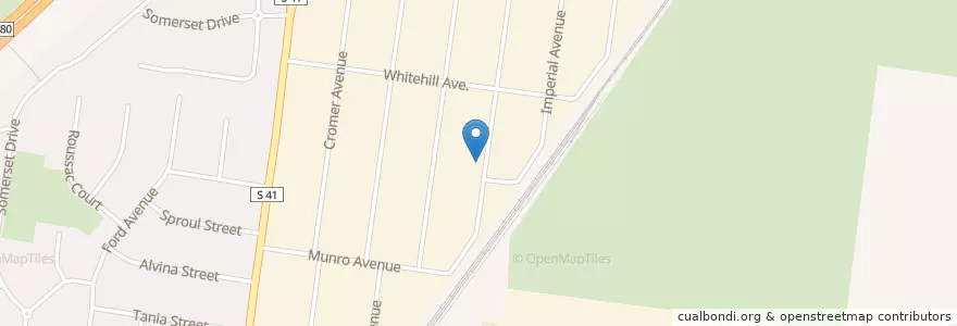 Mapa de ubicacion de Melbourne Murugan Temple en Avustralya, Victoria, City Of Brimbank.