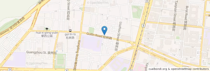 Mapa de ubicacion de 臺北老松郵局 en 타이완, 신베이 시, 타이베이시, 완화 구.