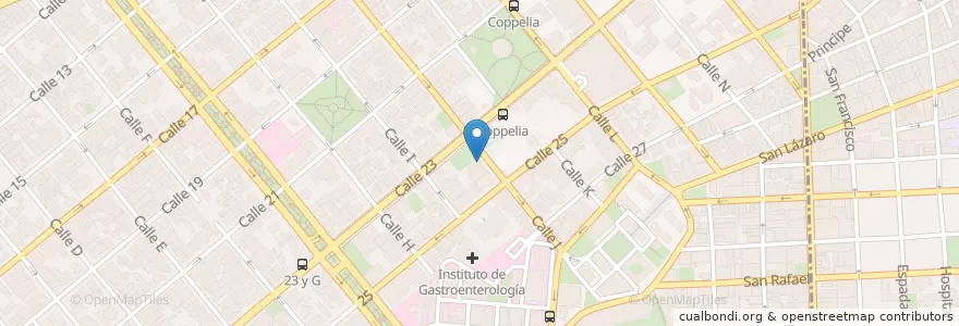 Mapa de ubicacion de Don Quijote en Cuba, L'Avana, Plaza De La Revolución.