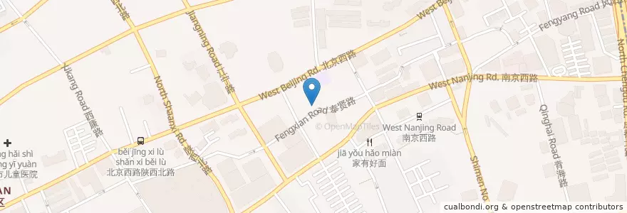 Mapa de ubicacion de Husk en China, Shanghai, Jing’An.