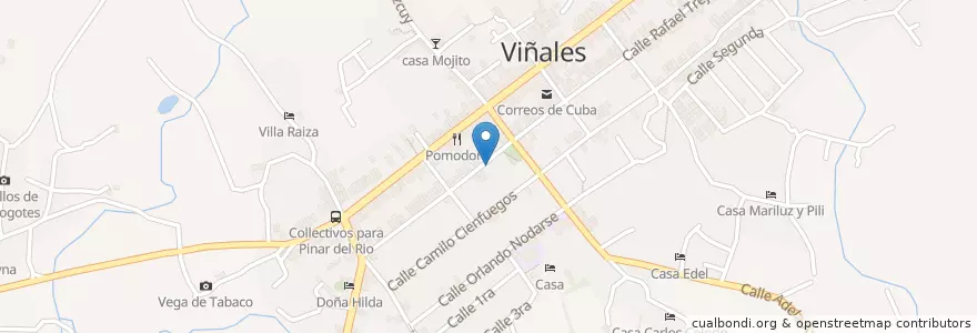 Mapa de ubicacion de Casa Cristal en Куба, Пинар-Дель-Рио, Viñales.