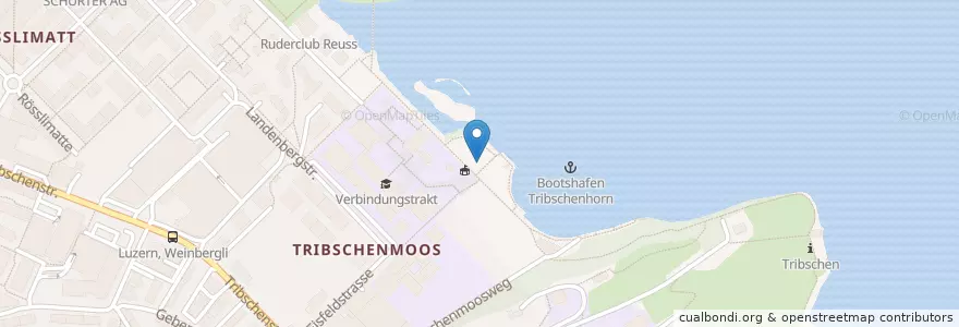 Mapa de ubicacion de Open Air Kino en スイス, Luzern, Luzern.