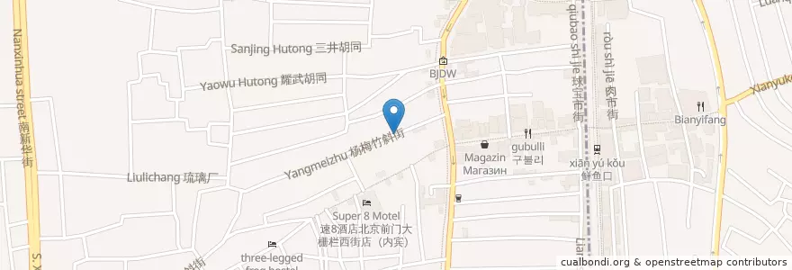 Mapa de ubicacion de 桃香源饰品店 en 中国, 北京市, 河北省, 西城区.