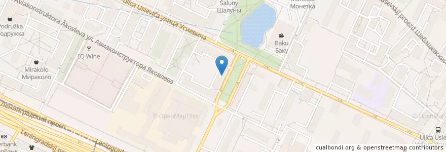 Mapa de ubicacion de Детская библиотека № 31 en ロシア, 中央連邦管区, モスクワ, Северный Административный Округ, Район Аэропорт.