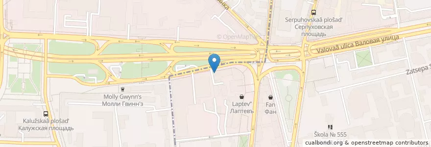 Mapa de ubicacion de Сбербанк en روسیه, Центральный Федеральный Округ, Москва, Центральный Административный Округ.