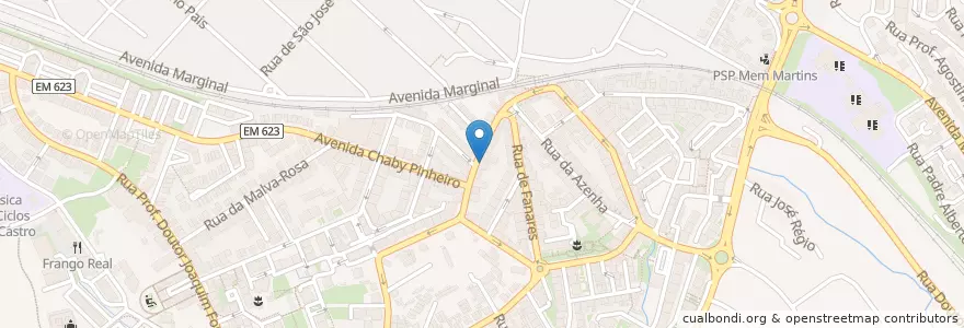 Mapa de ubicacion de Shopping Galáxia en Portekiz, Área Metropolitana De Lisboa, Lisboa, Grande Lisboa, Sintra, Algueirão-Mem Martins.