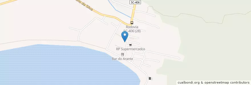 Mapa de ubicacion de Chapolin bike en Бразилия, Южный Регион, Санта-Катарина, Microrregião De Florianópolis, Região Geográfica Intermediária De Florianópolis, Флорианополис.
