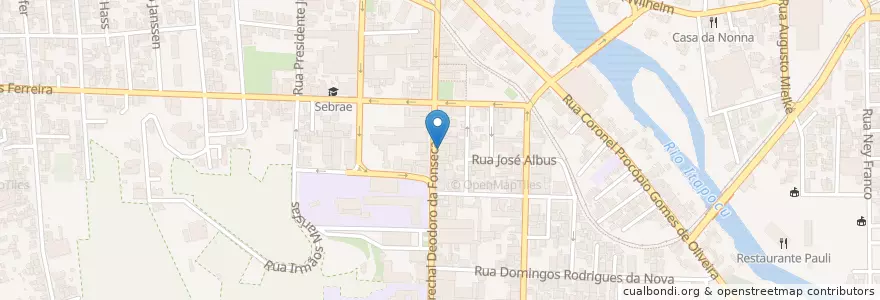 Mapa de ubicacion de Trilhão Pub en Бразилия, Южный Регион, Санта-Катарина, Região Geográfica Intermediária De Joinville, Microrregião De Joinville, Jaraguá Do Sul.