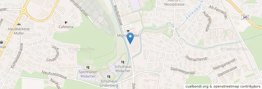 Mapa de ubicacion de Marrakech Shisha bar en Schweiz/Suisse/Svizzera/Svizra, Zürich, Bezirk Hinwil, Rüti (Zh).