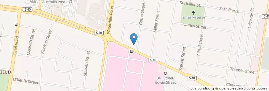 Mapa de ubicacion de Ostopathic Clinic en 오스트레일리아, Victoria, City Of Banyule.