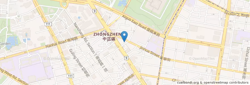 Mapa de ubicacion de 真北平 en 臺灣, 新北市, 臺北市, 中正區.