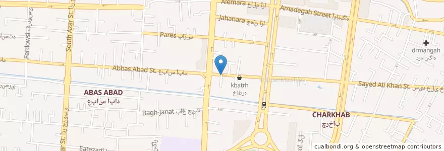 Mapa de ubicacion de مرکز مشاوره آفتاب en Irão, استان اصفهان, شهرستان اصفهان, بخش مرکزی شهرستان اصفهان, اصفهان.