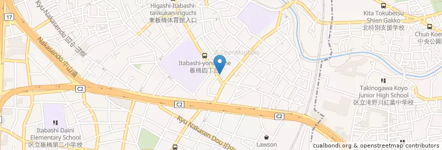 Mapa de ubicacion de Times24 en Japon, Tokyo, 板橋区, 北区.