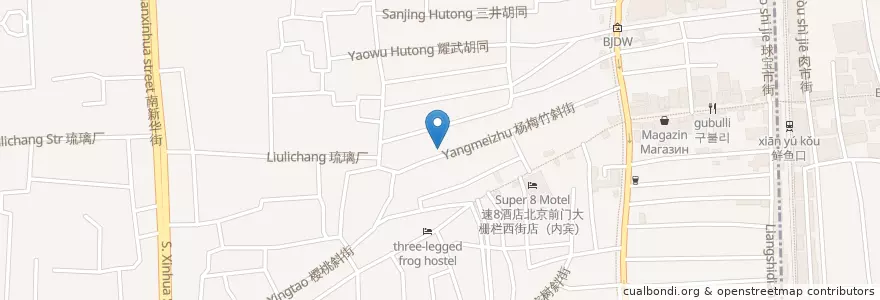 Mapa de ubicacion de Meeting Someone en China, Pekín, Hebei, 西城区.