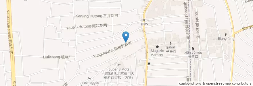 Mapa de ubicacion de soloist coffee co en 中国, 北京市, 河北省, 西城区.